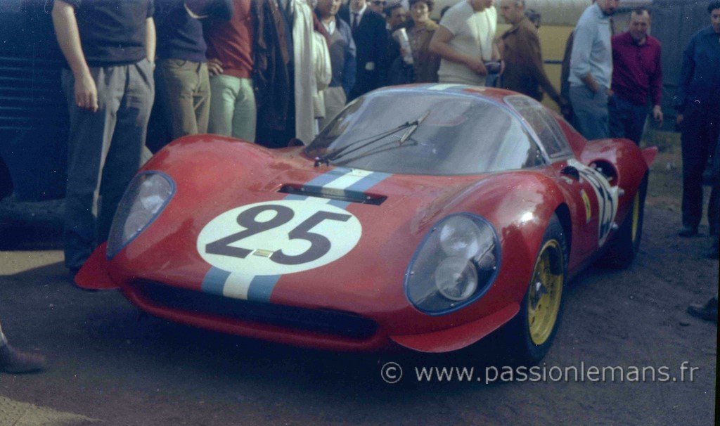 24h du mans 66 Ferrari Dino N°25