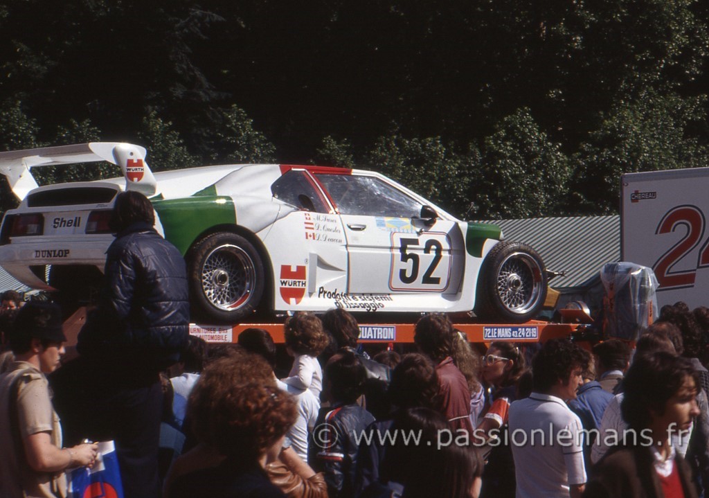 24h du mans 1981 BMW M1 N°52