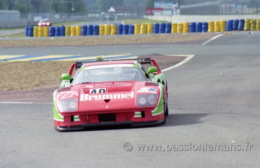 24h du mans 1995 Ferrari F40 Evoluzione N°40