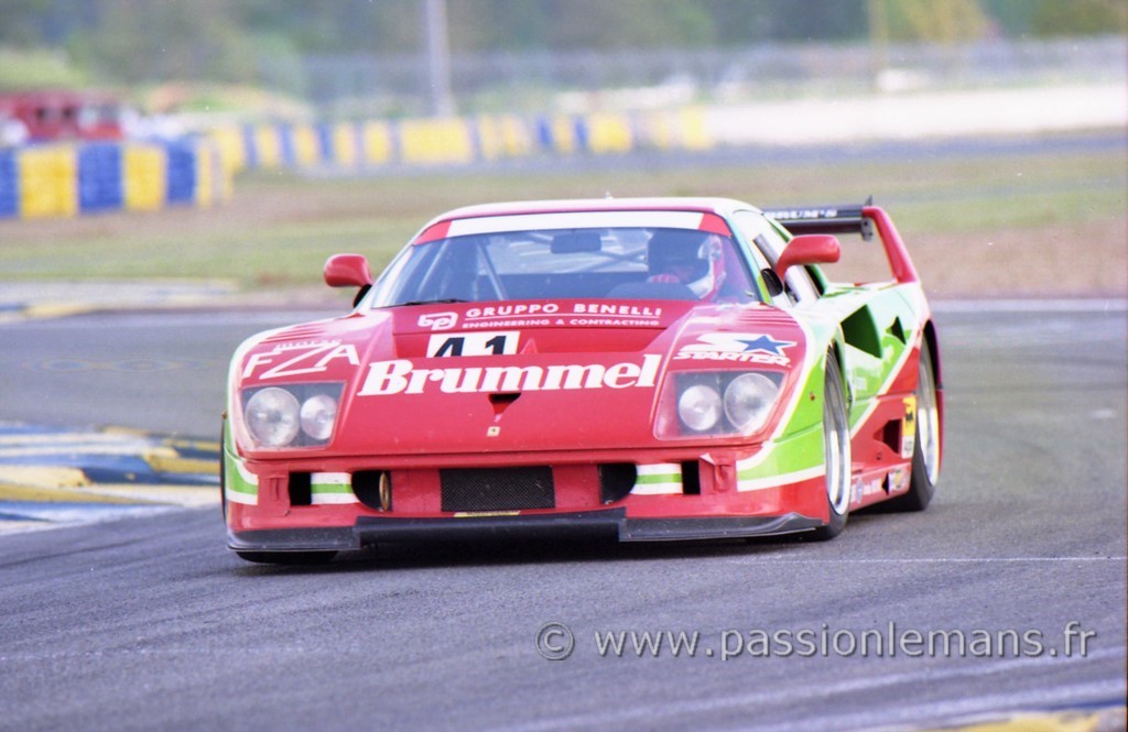 24h du mans 1995 Ferrari F40 Evoluzione N°41