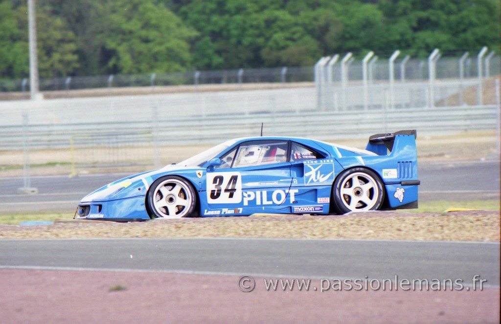 24h du mans 1995 Ferrari F40 LM N°34