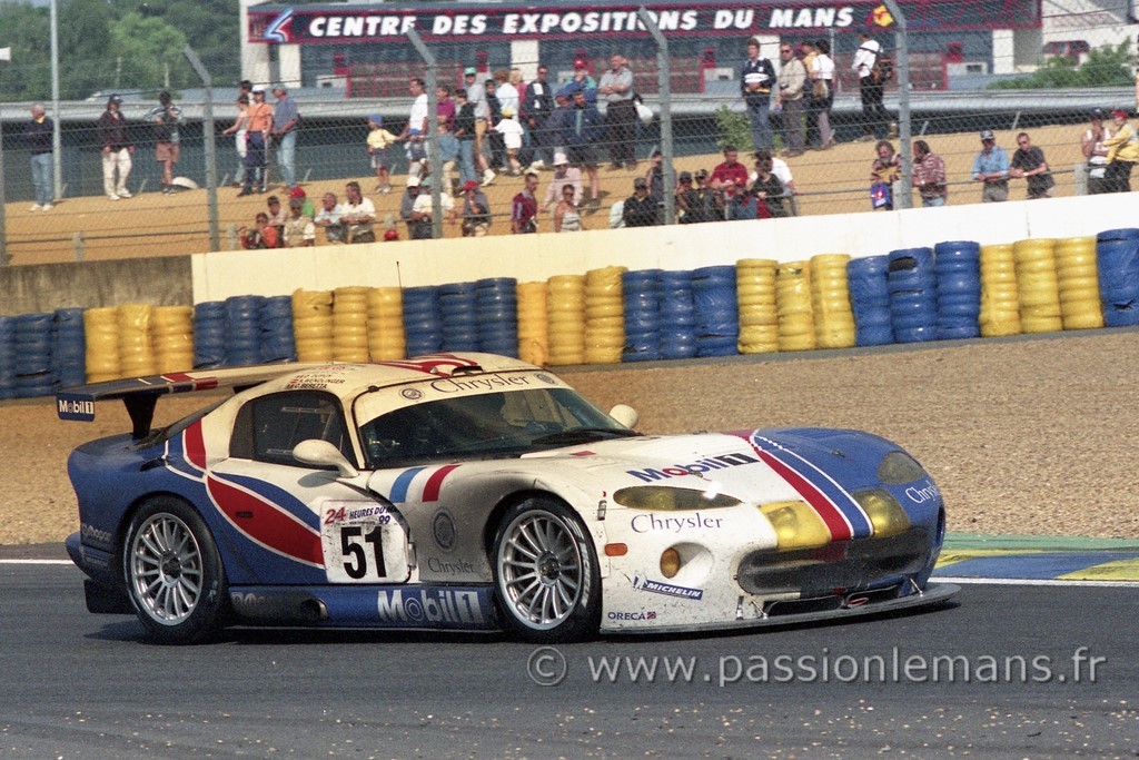 24h du mans 1999 Chrysler Viper n°51