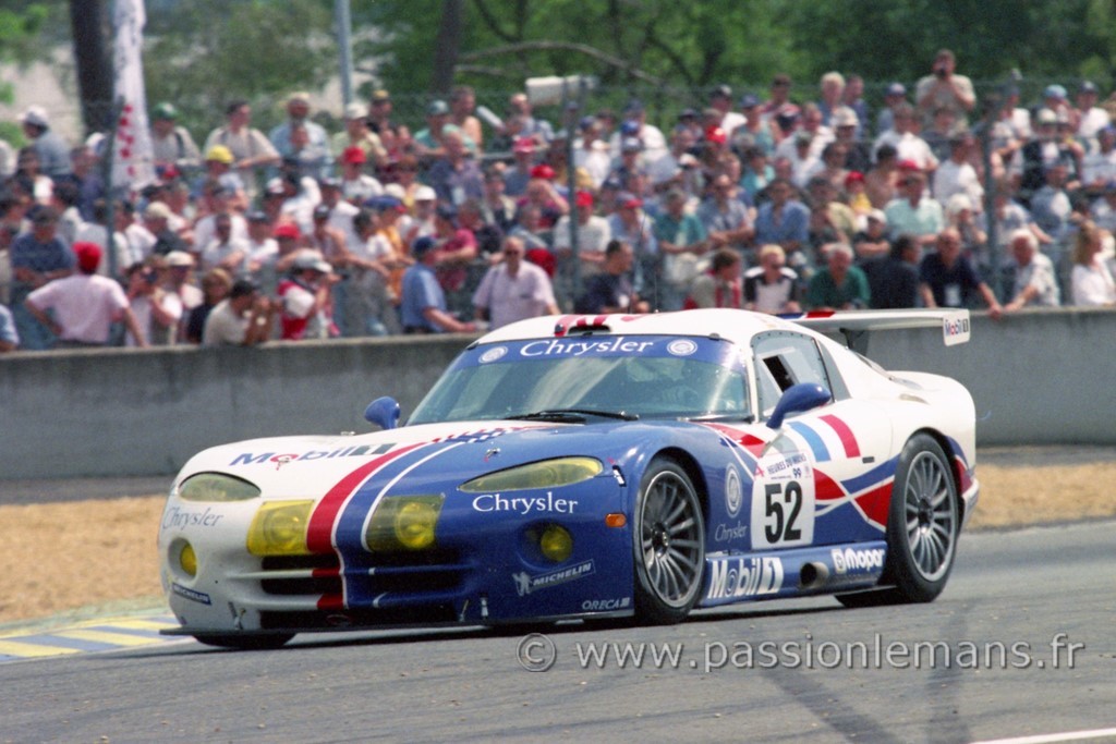 24h du mans 1999 Chrysler Viper N°52