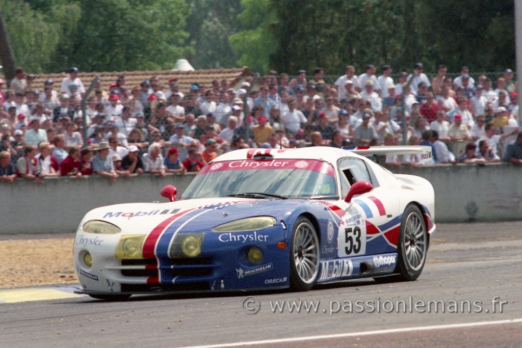 24h du mans 1999 Chrysler Viper GTS-R N°53