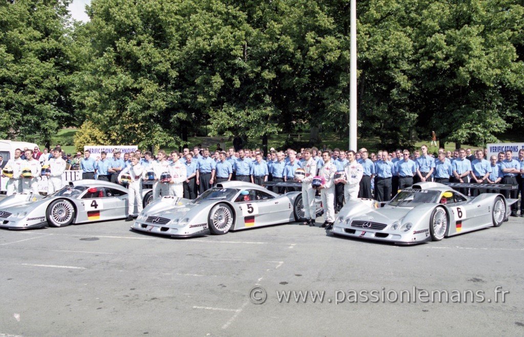 Team AMG-Mercedes pesage 24h du mans 1999