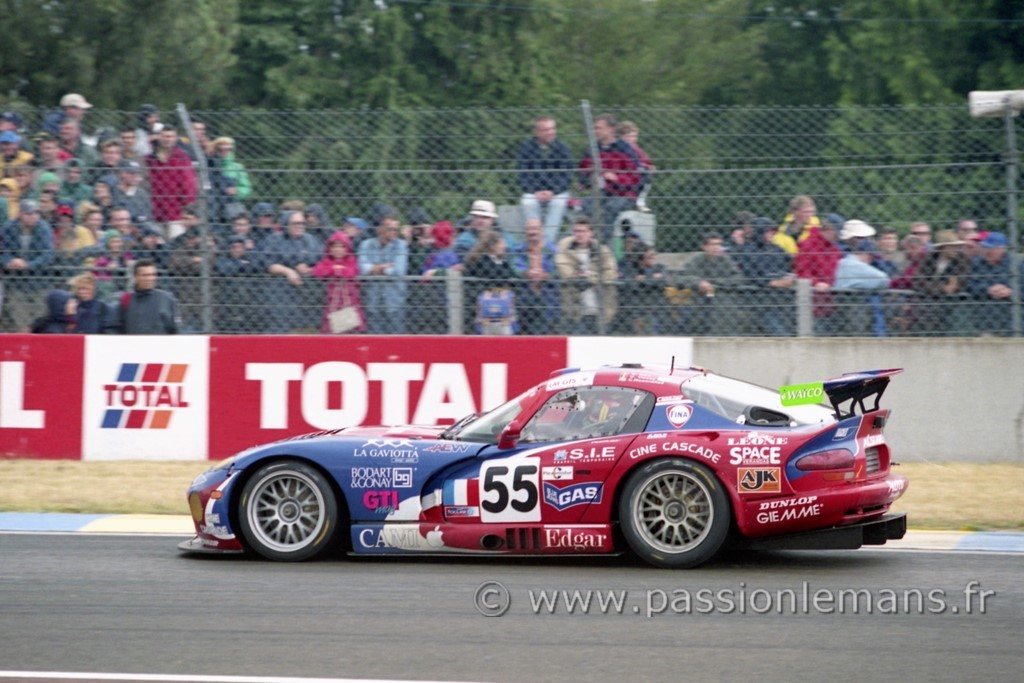 24h du mans 2001 Chrysler viper n°55