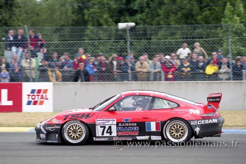 24h du mans 2001 Porsche N°74